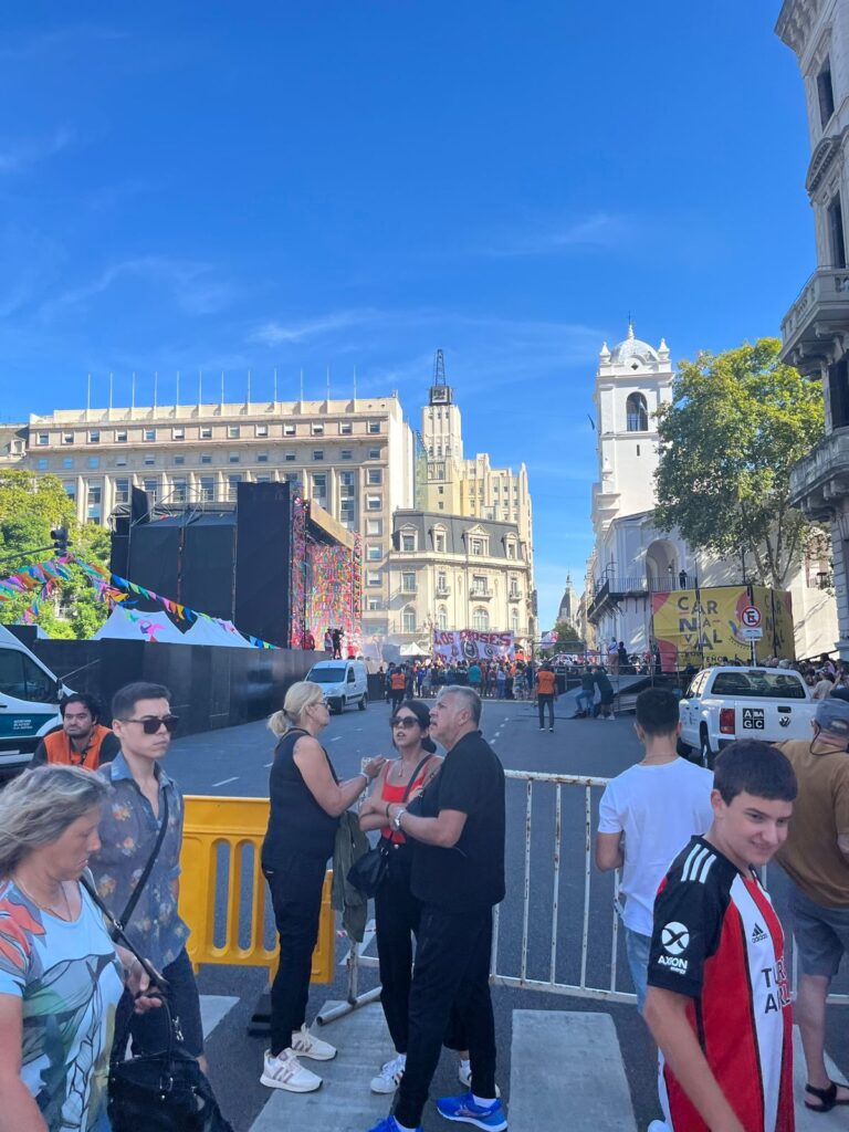 Plaza de Mayo do centro de Buenos Aires